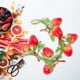 thumbnail image 5 of Espumas artificiales, hojas de fresa, vid, racimo de fresas, simulación de vid de fresa, 5 of 8