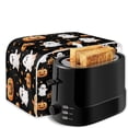 thumbnail image 6 of ZUXONGSY Ghost Pumpkin Toaster Cover 4 Slice Kitchen Small Appliance Covers Small Toaster Microwave Oven Cover Fingerprint Protection Wide Slot Halloween Bread Machine Cover, 6 of 6