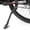 Black for 24-29 inch bike wheel, variant on NCQ Bike Kickstand for Adult's Bike, Adjustable Rear Side Bicycle Kickstand, Suitable for 24-29 inch Mountain Bikes, E-Bike, BMX, 700C Road/Hybrid Bikes, etc. Aluminum Alloy Maximum Holds 176lbs