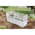 thumbnail image 1 of Vita Classic Keyhole Composting Garden with Fencing, White Vinyl, VT17130, 1 of 10