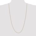 thumbnail image 3 of 10K Solid Yellow Gold 0.85mm Spiga Wheat Link Chain Necklace, 3 of 4