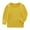 Yellow, variant on Lmnyox Kids Solid Sweaters Casual Long Sleeve Crew Neck Knitted Shirts Boys Girls Thermal Pullover Sweater