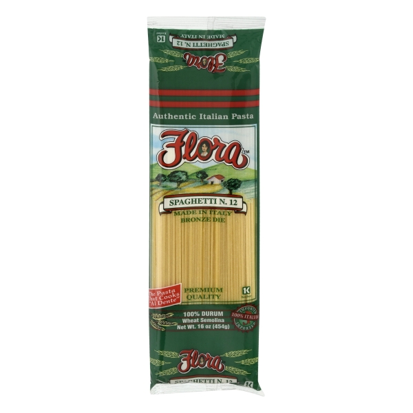 Flora Fine Foods Spaghetti N. 12 Authentic Italian Pasta, 16 oz