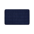 thumbnail image 1 of Maytalsory Quick-drying Bathroom Rugs Exquisite Crafted For Easy Cleaning Toilet Rugs Bath Mat Carpets Navy 1 Pc, 1 of 6