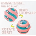 thumbnail image 3 of Creative Stress Relief Spinners for Kids Adults, Pinball Track Magic Cube - Blue, 3 of 8