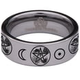 thumbnail image 2 of Elemental Wizard Tungsten Carbide Ring, 2 of 9