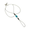 thumbnail image 1 of tssuouriy Silver Hand Bracelet Turquoise Green Stone Ring Bangle Personality Multi-layer Jewelry Fashion Accessory Banquet, 1 of 6