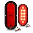 thumbnail image 1 of Kit de luces traseras TRUE MODS LED ovaladas rojas de 6 pulgadas, 1 of 8