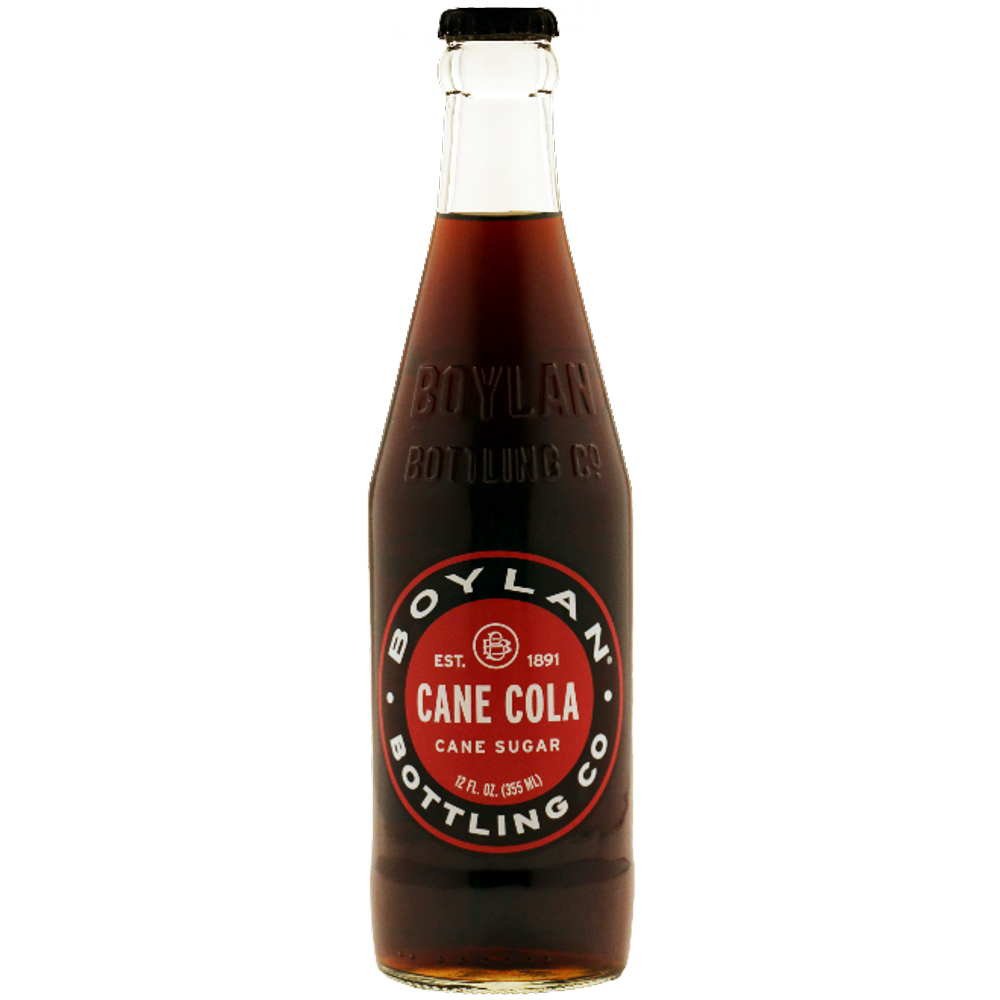 Boylan Sugar Cane Cola Soda, 12 Ounce (12 Glass Bottles)