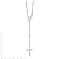 thumbnail image 5 of 925 Sterling Silver Necklace with Pendants Chain Crucifix 24 inch, 5 of 5