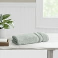 thumbnail image 2 of Mainstays Performance Cotton Hand Towel, Super Soft Quick Dry Fade Resistant, Solid Light Green, 2 of 7