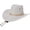 Light Ashy, variant on HonestMatter Men's Classic Western Hat, Brown Cowboy Hat with Embellishments, Felt Style Outdoor Hat for Rodeo Party, Adjustable Fit, Beige