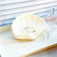 thumbnail image 5 of Yannianjz Soap Box, Elegant Plastic Soap Dish Holder, Bathroom Soap Storage Tray, Kitchen Sink Soap Dispenser Organizer, Countertop Soap Saver for Bathroom Vanity and Kitchen Sink, White Soap Box, 5 of 6
