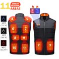 thumbnail image 3 of Chaleco calefaccionado de 21 áreas para hombre y mujer, chaqueta calefactable de invierno para mujer, calentador eléctrico USB, chaqueta táctica, chaleco térmico, abrigo calentador corporal, 3 of 5