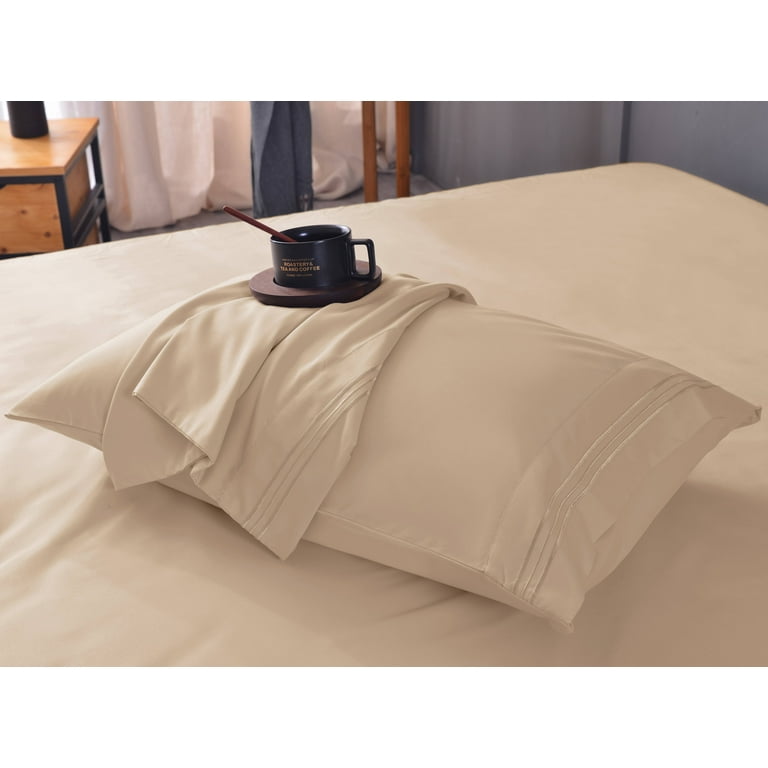 Mutlu Home Goods Rayon Made From Bamboo Half Split Fitted Sheet