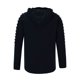 thumbnail image 4 of pstuiky camisas de hombre de manga larga, Suéter informal de moda para hombre, color liso, con capucha y manga larga, con diseño arrugado Tops casuales para hombres m, 4 of 5