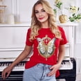 thumbnail image 2 of Butterfly Graphic Design Unisex 100 Cotton Tee 20, 2 of 18