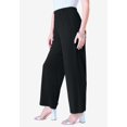 thumbnail image 3 of Roaman's Women's Plus Size Ultrasmooth Fabric Cropped Pant, 3 of 4
