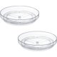 thumbnail image 1 of Paquete de organizadores Lazy Susan transparentes antideslizantes de 7,4 cm: para armarios de cocina, despensas, armarios de baño y encimeras de tocador., 1 of 5