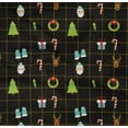 thumbnail image 4 of oneOone Cotton Poplin Twill Black Fabric Merry Christmas Sewing Fabric By The Yard Printed Diy Clothing Sewing Supplies 56 Inch Wide-ACC, 4 of 4