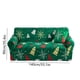 thumbnail image 3 of Funda elástica navideña para sofá de 2-3 plazas | Estampado de Papá Noel en poliéster rojo y blanco | Protector de muebles lavable a máquina | Decoración festiva para sala de estar, 3 of 7