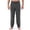 Dark Grey, variant on Mens Pajama Pants Solid Elastic Waist Drawstring Lounge Pants Soft Comfy Sleep Pants with Pockets,Size M-3XL