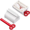 thumbnail image 3 of 3 piezas de exprimidor de pasta de dientes con tubo rodante, soporte para asiento de pasta de dientes, dispensador giratorio de pasta de dientes para baño (color mixto), 3 of 7