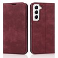thumbnail image 2 of Dteck Wallet Protetcive for Samsung Galaxy S22 Plus 6.6" 2022, PU Leather Case Safe & Strong Magnetic Support Wireless Charging Wallet Case [Card Slots & Cash Poeket] Filo Cover [Kickstand] , Red, 2 of 9