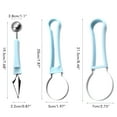 thumbnail image 2 of FitBest One Multi-functional Stainless Steel Fruit Digging Set, Four-in-one Melon and Fruit Separator,Blue, 2 of 5