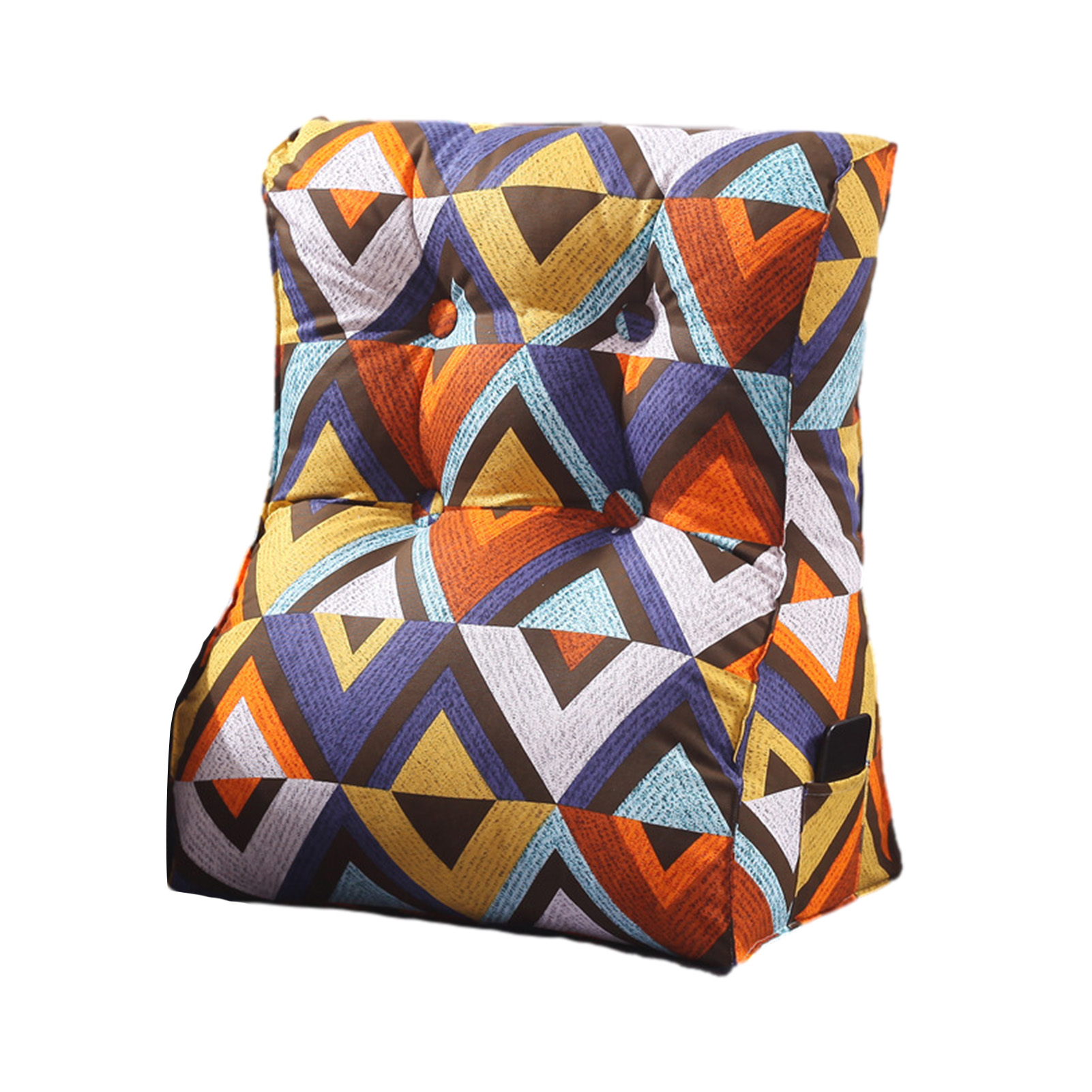 Pearl Cotton Fill Triangular Wedge Pillow Reading BackrestCushion