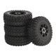 thumbnail image 5 of 4 unidades de neumáticos para ruedas de coche RC compatibles con D91 1/12, componentes de repuesto Negro, 5 of 8