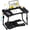 Black, variant on Foldable Laptop Desk,Height Adjustable,with USB/Storage Drawer/Cup Holder/Tablet Stand/Book Shelf for Reading,Writing,Eating,Watching,Black