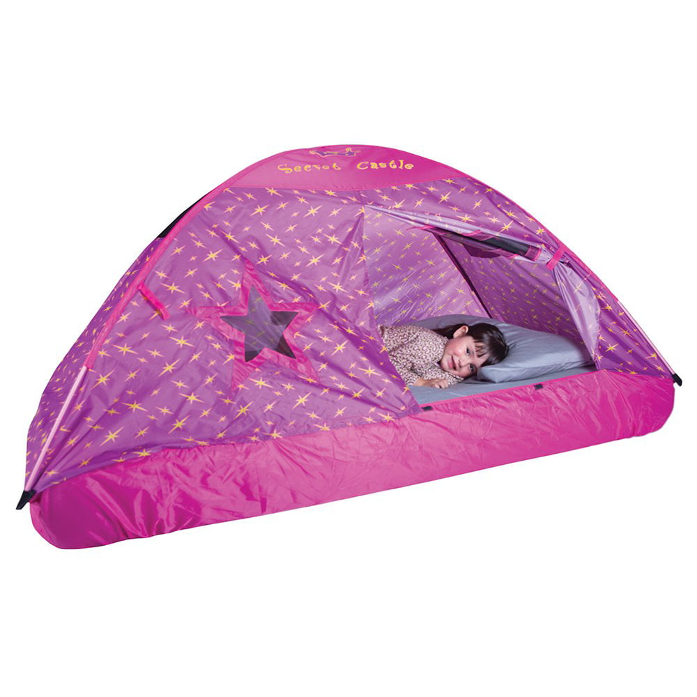 Castle Pink Twin Bed Tents For Kids Door Fits Twin Size Mattress New