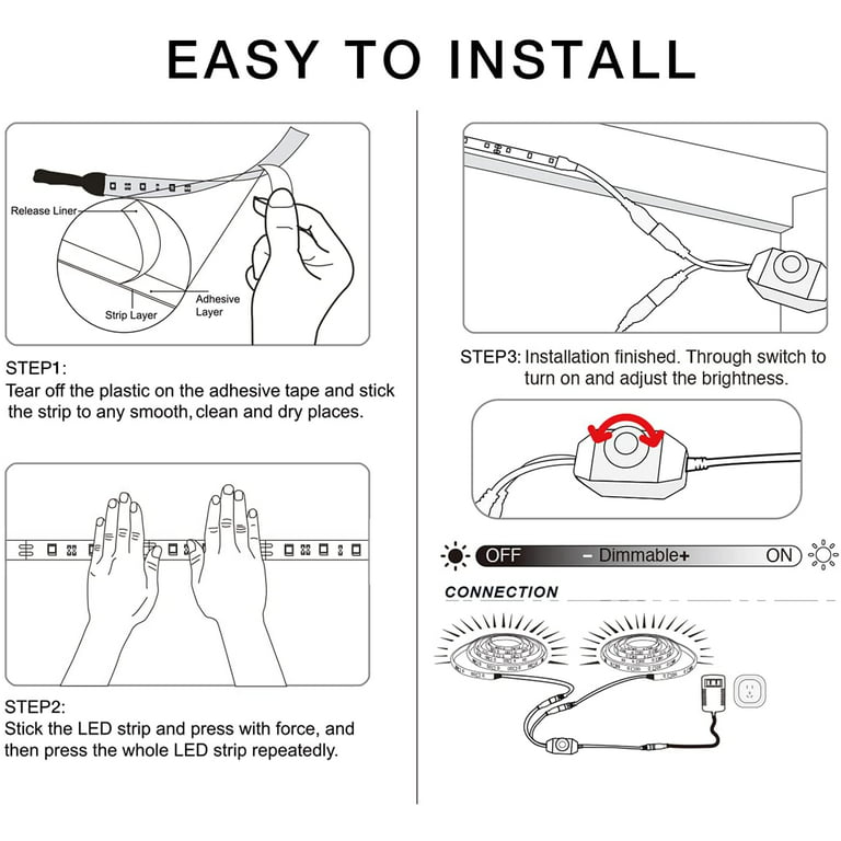 How to Install LED Strip Lights: 7 Easy Steps