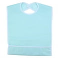 thumbnail image 2 of Adult Bib Waterproof Adult Eating Bib Reusable Mealtime Clothing Protector Dining Aid, 2 of 8