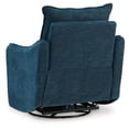 thumbnail image 6 of Signature Design by Ashley McBurg Navy Swivel Power Recliner, 6 of 19