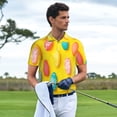 thumbnail image 3 of Fotbe Easter eggs (2) Camiseta Polo de Golf para Hombre con Estampado – Camisa Deportiva Transpirable con Cuello Abotonado-4X-Large, 3 of 6