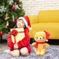 thumbnail image 6 of SAYOO Christmas Stuffed Plush Doll, Cute Cartoon Bear Soft Toy Gift for Children Adults, 6 of 8