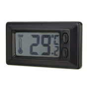 Mini Car Digital Interior LCD Display Temperature Meter Thermometer Black AU Car Thermometer Car LCD Display Digital