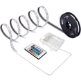thumbnail image 1 of Tira de luces LED flexible de 2 m, funciona con pilas y minicontrolador para decoración interior y exterior., 1 of 5