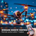 thumbnail image 4 of 6 Luces LED Inalámbricas para Coche con Control Remoto, Luces Estroboscópicas LED Inalámbricas de 8 Colores para Coche, Motocicleta, Dron y Bicicleta., 4 of 5