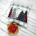thumbnail image 4 of Christmas Pillow Covers 20x20 Inch Set of 2 Trees Red Black Green Light Blue Buffalo Plaid Decorative Pillowcases Winter Holiday Cushion Cases for Christmas Decorations, 4 of 7