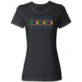 thumbnail image 3 of Inktastic Mardi Gras Mirror Words Women's T-Shirt, 3 of 5