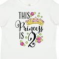 thumbnail image 4 of Inktastic This Princess is Two Second Birthday Girls Toddler T-Shirt, 4 of 5