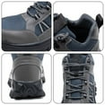 thumbnail image 5 of XIMIN Men Hiking Shoes Slip Resistant Safety Shoes Indestructible Construction Waterproof Trail Fashion Sneakers Breathable Lightweight Non-Slip Outdoor Walking Sports Shoes, 5 of 8