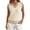 Beige, variant on Breezora Womens College Style Fall Cable Knit V Neck Sweater Vest Ribbed Cropped Loose Sleeveless Layering Top