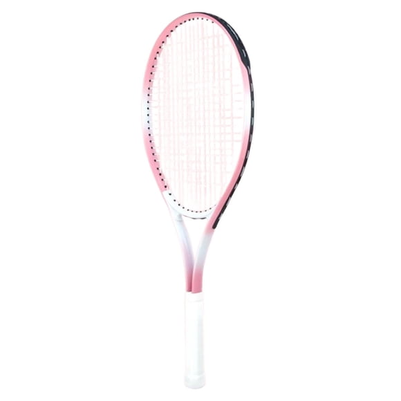 Raqueta de tenis, equipo de tenis portátil, entrenamiento práctico, para mujeres y hombres, ligero. Rosa