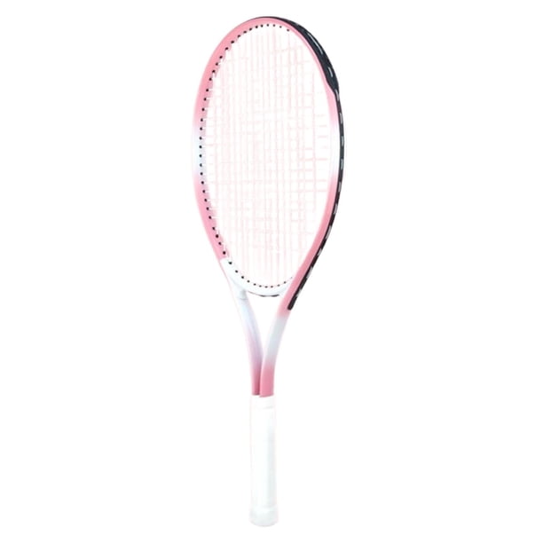 Raqueta de tenis, equipo de tenis portátil, entrenamiento práctico, para mujeres y hombres, ligero. Rosa