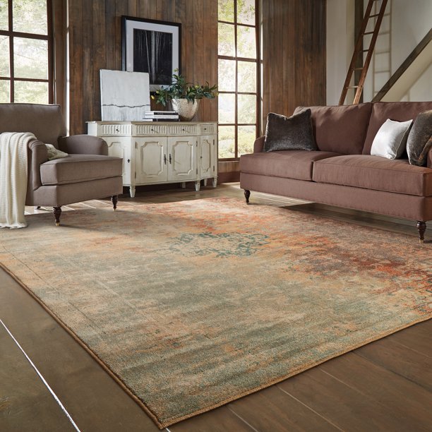 Avalon Home Danica Distressed Traditional Area Rug or Runner, Multiple