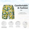 thumbnail image 3 of Rocae Lemon1 for Men's Swim Trunks Quick Dry With Two Side Pockets and One Lined Patch PocketXX-Large, 3 of 9